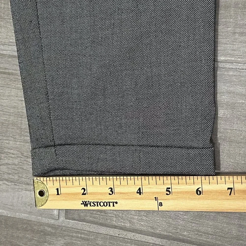 Zara Basic Tapered Ankle Skinny Slim Fit Trousers in Gray Women’s Size 8